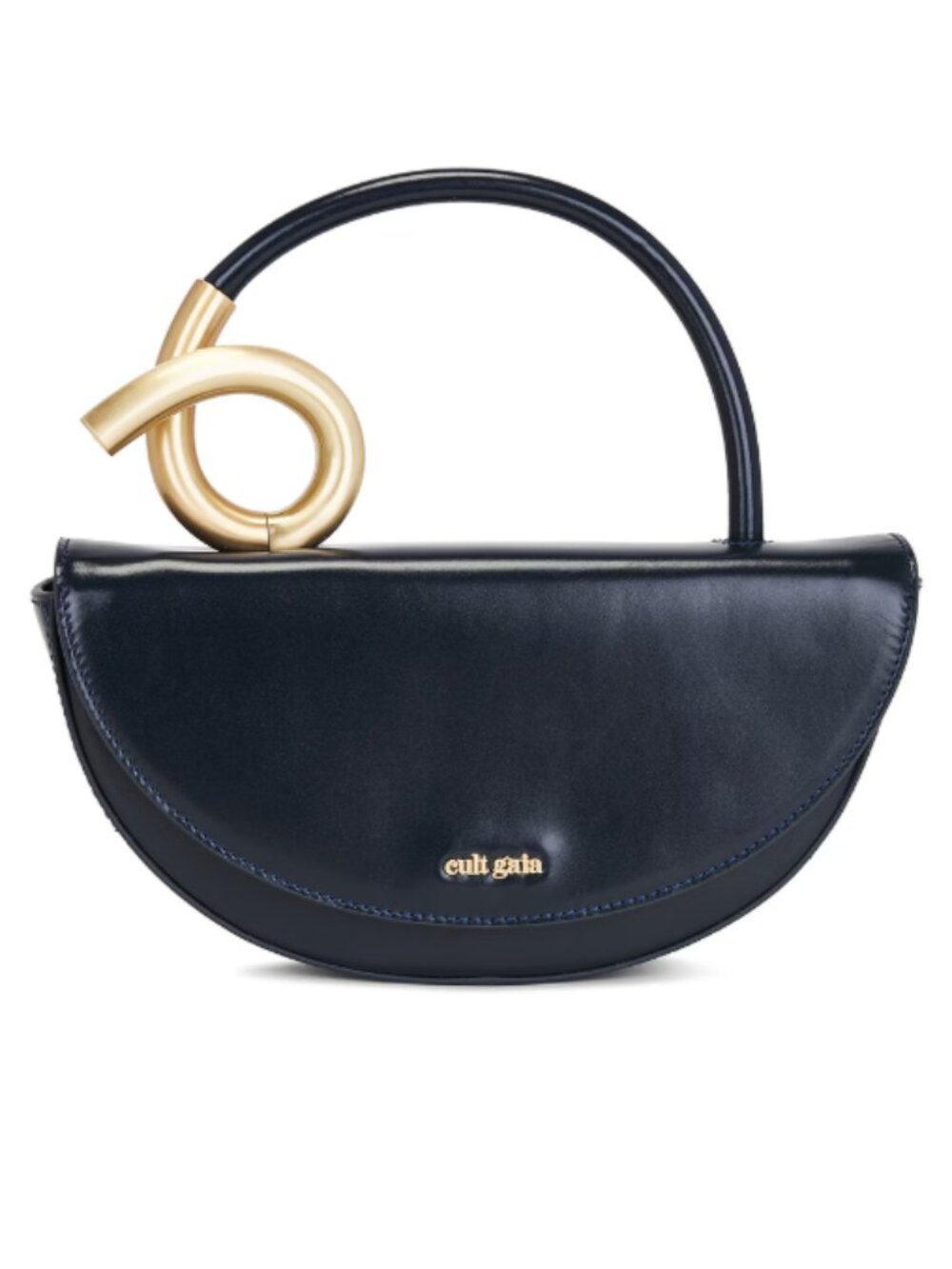 Cult Gaia Azariah Twisted Handle Bag - Deep Lake
